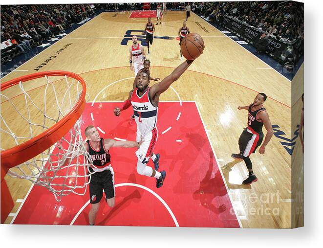 John Wall Canvas Print featuring the photograph John Wall #19 by Ned Dishman