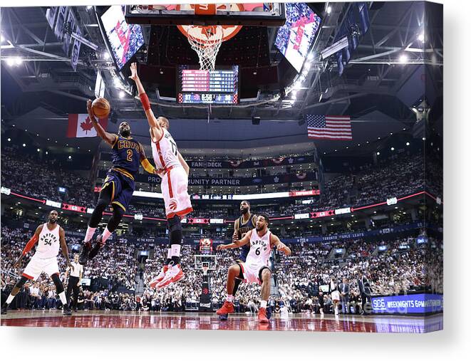 Kyrie Irving Canvas Print featuring the photograph Kyrie Irving #19 by Nathaniel S. Butler