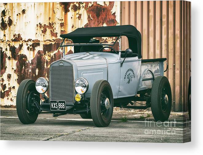 Ford Canvas Print featuring the photograph 1931 Ford Pick Up by Tim Gainey