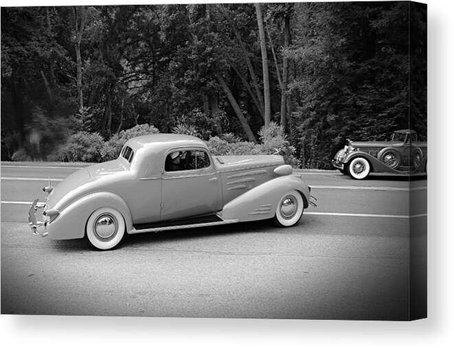 Cadillac Canvas Print featuring the photograph 1934 Cadillac V-16 Coupe by Steve Natale