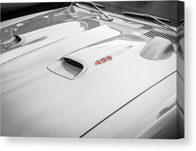 1968 Gold Pontiac Firebird 400 Canvas Print featuring the photograph 1968 Gold Pontiac Firebird 400 X105 by Rich Franco