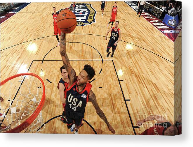 Event Canvas Print featuring the photograph Brandon Ingram by Andrew D. Bernstein