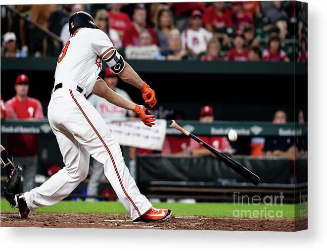 People Canvas Print featuring the photograph Chris Davis #2 by Scott Taetsch
