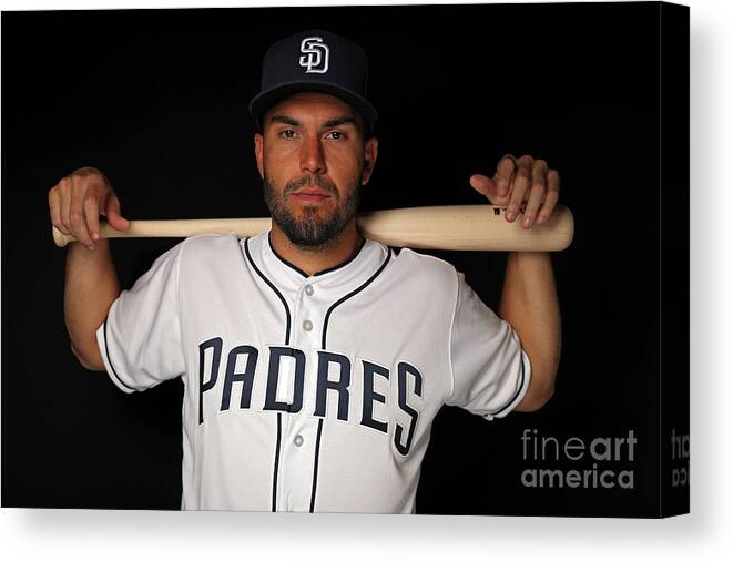 Media Day Canvas Print featuring the photograph Eric Hosmer #2 by Patrick Smith