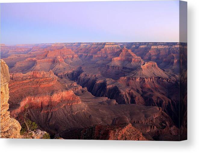 Grand Canyon National Park Canvas Print featuring the photograph Grand Canyon - Sunrise by Richard Krebs