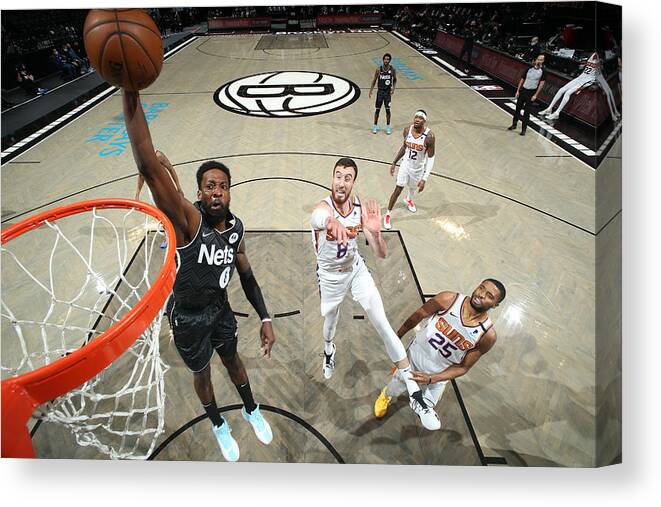 Nba Pro Basketball Canvas Print featuring the photograph Jeff Green by Nathaniel S. Butler