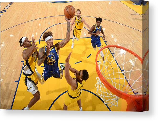 San Francisco Canvas Print featuring the photograph Kelly Oubre by Noah Graham