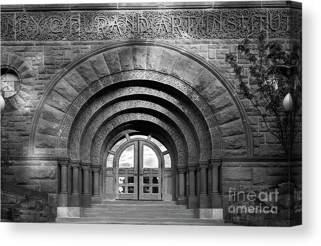 Lake Forest College Canvas Print featuring the photograph Lake Forest College Durand Art Institute by University Icons