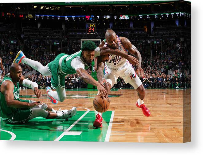 Marcus Smart Canvas Print featuring the photograph Marcus Smart #2 by Jesse D. Garrabrant