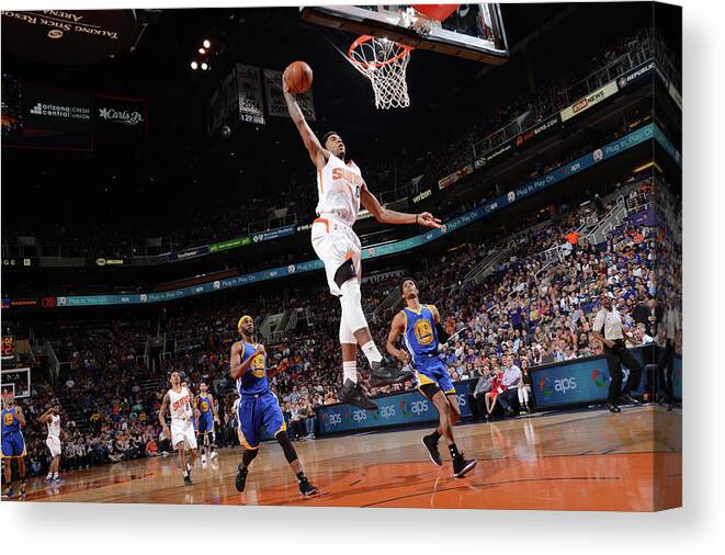 Marquese Chriss Canvas Print featuring the photograph Marquese Chriss by Noah Graham