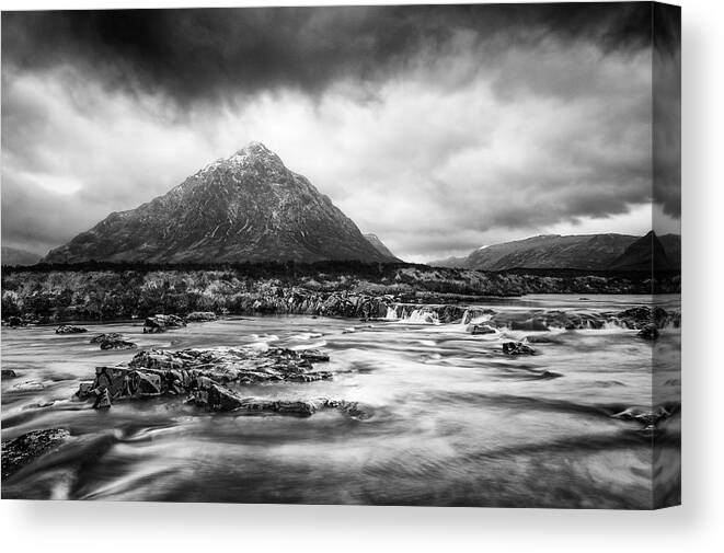 Scenics Canvas Print featuring the photograph Storm In Glencoe #2 by Theasis