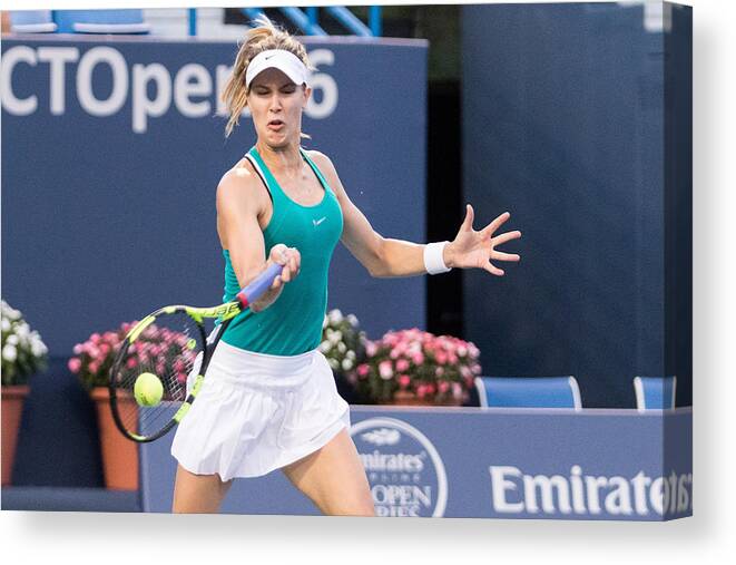 Tennis Canvas Print featuring the photograph TENNIS: AUG 24 Connecticut Open #2 by Icon Sportswire
