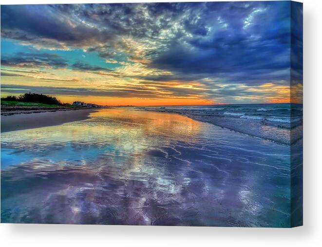 Ogunquit Canvas Print featuring the photograph The Sky Speaks #2 by Penny Polakoff