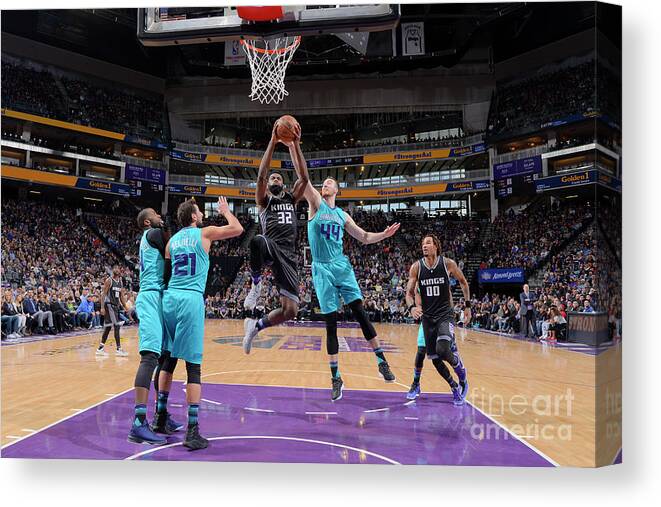 Nba Pro Basketball Canvas Print featuring the photograph Tyreke Evans by Rocky Widner
