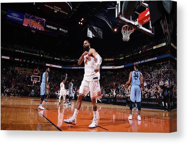 Nba Pro Basketball Canvas Print featuring the photograph Tyson Chandler by Michael Gonzales