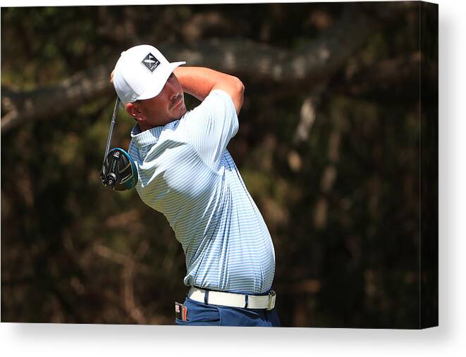 Valero Texas Open Canvas Print featuring the photograph Valero Texas Open - Round One #2 by Tom Pennington