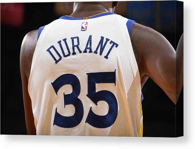 Nba Pro Basketball Canvas Print featuring the photograph Kevin Durant by Andrew D. Bernstein