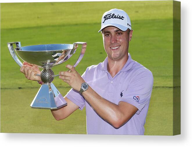People Canvas Print featuring the photograph TOUR Championship - Final Round #23 by Sam Greenwood
