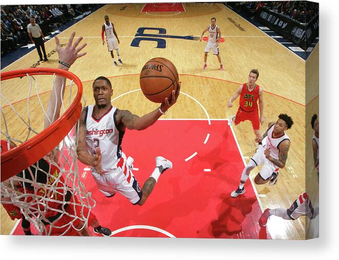 Bradley Beal Canvas Print featuring the photograph Bradley Beal #25 by Ned Dishman