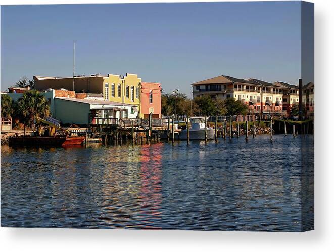 Architecture Canvas Print featuring the photograph Pensacola Bay #27 by Anthony Dezenzio