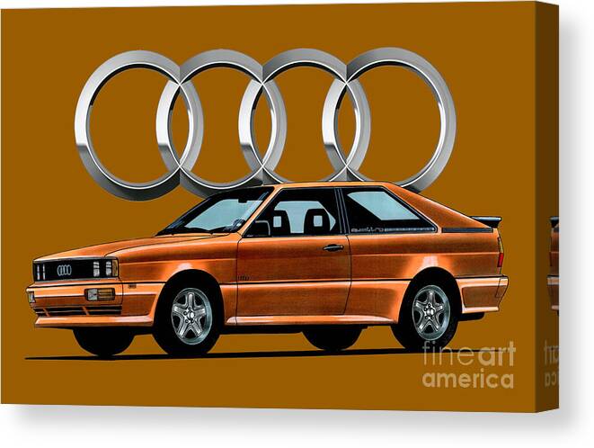 Audi Quattro #5 Canvas Print / Canvas Art by Vladyslav