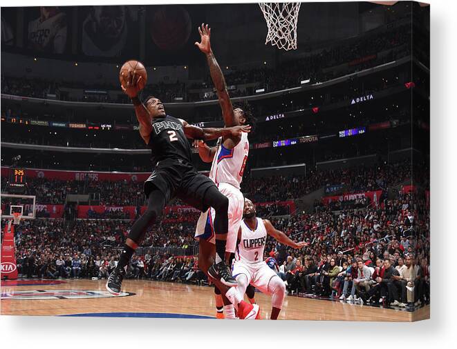 Eric Bledsoe Canvas Print featuring the photograph Eric Bledsoe by Andrew D. Bernstein