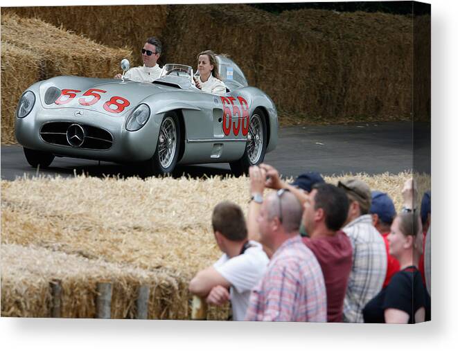 People Canvas Print featuring the photograph Goodwood Festival of Speed #3 by Charles Coates