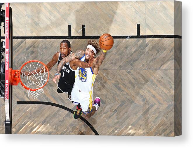 Nba Pro Basketball Canvas Print featuring the photograph Kelly Oubre by Nathaniel S. Butler
