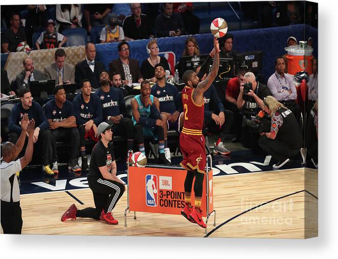 Kyrie Irving Canvas Print featuring the photograph Kyrie Irving #3 by Joe Murphy