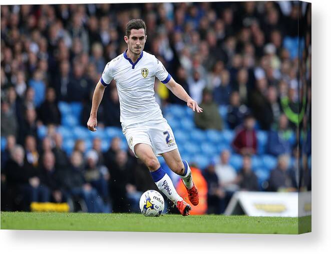 Elland Road Canvas Print featuring the photograph Leeds United v Brighton & Hove Albion - Sky Bet Championship #3 by Daniel L Smith