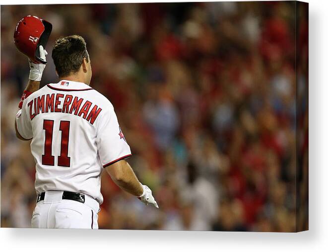 People Canvas Print featuring the photograph Ryan Zimmerman by Patrick Smith