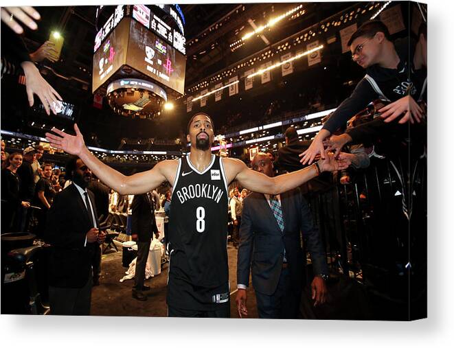 Spencer Dinwiddie Canvas Print featuring the photograph Spencer Dinwiddie #3 by Nathaniel S. Butler