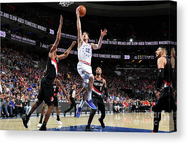 Nba Pro Basketball Canvas Print featuring the photograph T.j. Mcconnell by Jesse D. Garrabrant