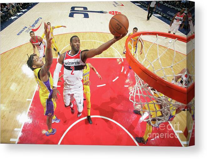 John Wall Canvas Print featuring the photograph John Wall #35 by Ned Dishman