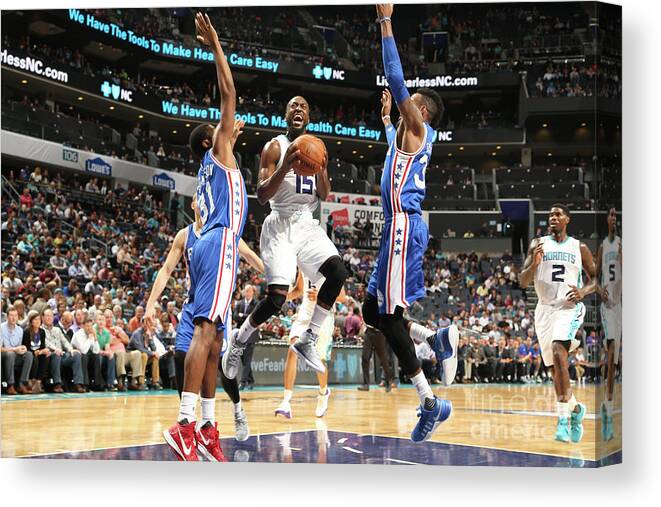Kemba Walker Canvas Print featuring the photograph Kemba Walker #35 by Kent Smith