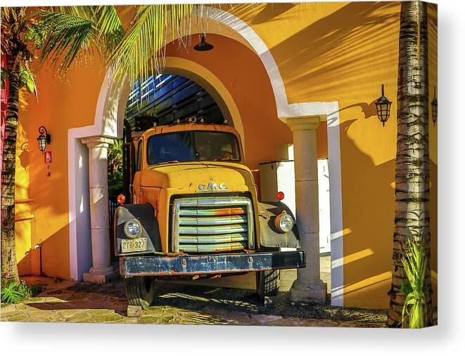 Costa Maya Mexico Canvas Print featuring the photograph Costa Maya Mexico by Paul James Bannerman