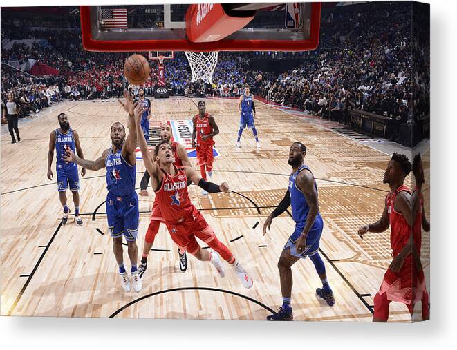 Nba Pro Basketball Canvas Print featuring the photograph 69th NBA All-Star Game by Jesse D. Garrabrant