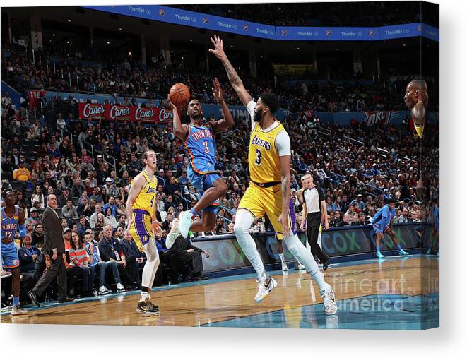 Nba Pro Basketball Canvas Print featuring the photograph Chris Paul by Joe Murphy