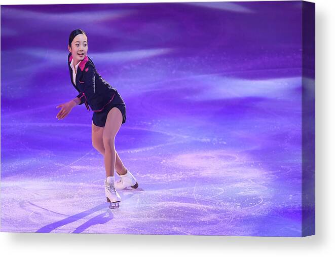 People Canvas Print featuring the photograph Japan Figure Skating Championships 2016 - Exhibition #4 by Atsushi Tomura
