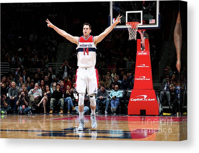 Nba Pro Basketball Canvas Print featuring the photograph Jason Smith by Ned Dishman