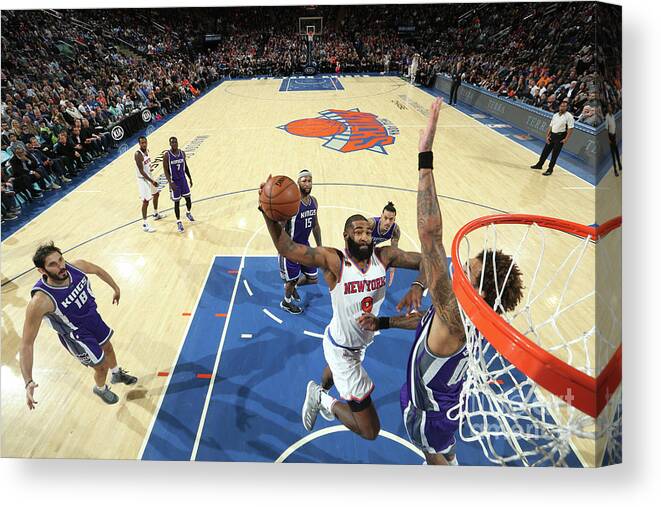 Nba Pro Basketball Canvas Print featuring the photograph Kyle O'quinn by Nathaniel S. Butler