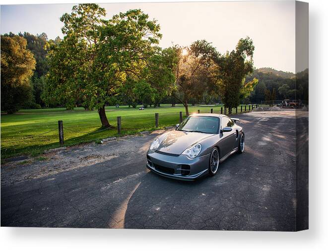 Cars Canvas Print featuring the photograph #Porsche 911 #996 #GT2 #Print #4 by ItzKirb Photography
