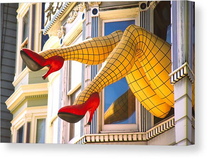 Travel Canvas Print featuring the photograph San Francisco #4 by Claude Taylor