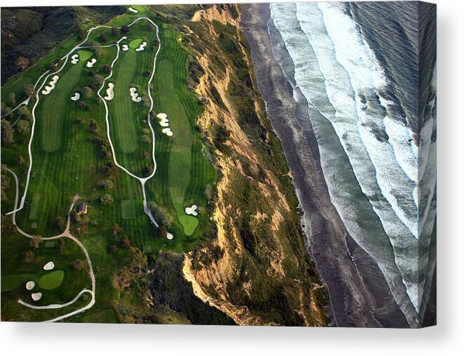 California Canvas Print featuring the photograph Torrey Pines Preview #4 by Donald Miralle