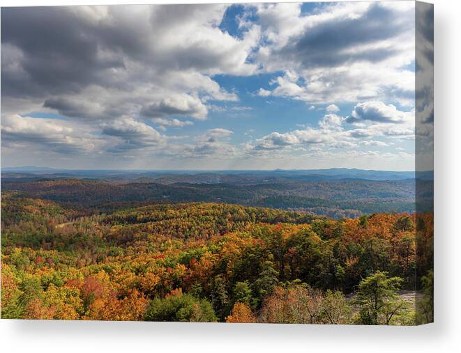 2022 Canvas Print featuring the photograph 40 Acre Rock-Grand View by Charles Hite