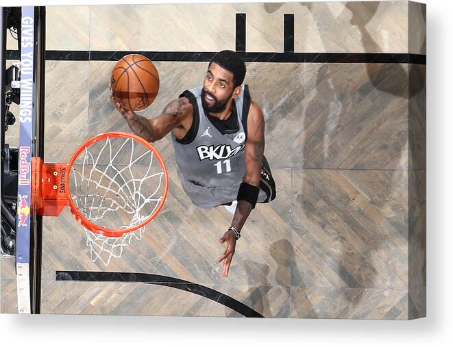 Kyrie Irving Canvas Print featuring the photograph Kyrie Irving #40 by Nathaniel S. Butler