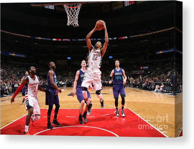 Nba Pro Basketball Canvas Print featuring the photograph John Wall by Ned Dishman