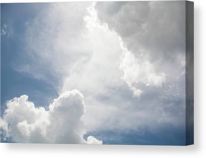 Sky Canvas Print featuring the photograph Cloudscape by Carolyn Hutchins