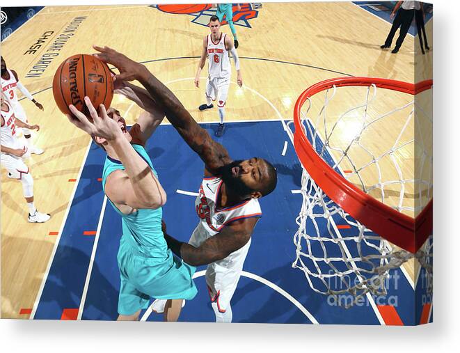 Nba Pro Basketball Canvas Print featuring the photograph Kyle O'quinn by Nathaniel S. Butler