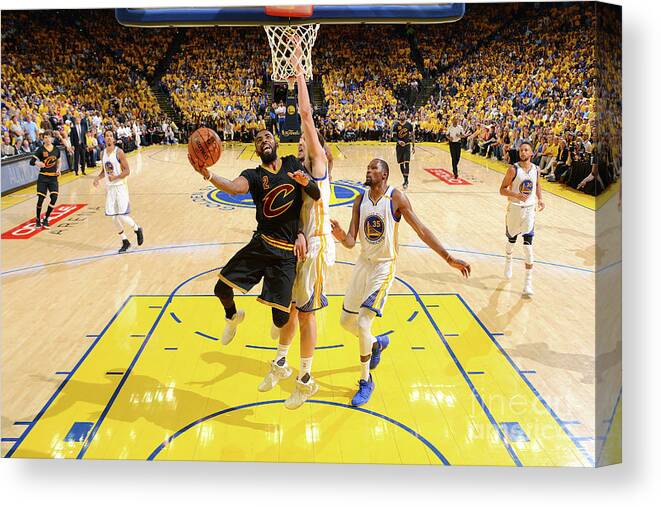 Playoffs Canvas Print featuring the photograph Kyrie Irving by Jesse D. Garrabrant